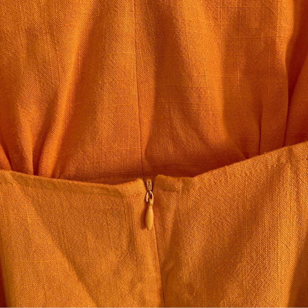 Vici Bright Orange Mini Dress Size Small - Picture 5 of 10